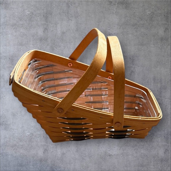 Longaberger Vintage 1997 HEARTLAND Vegetable Basket & Protector - Picture 5 of 10